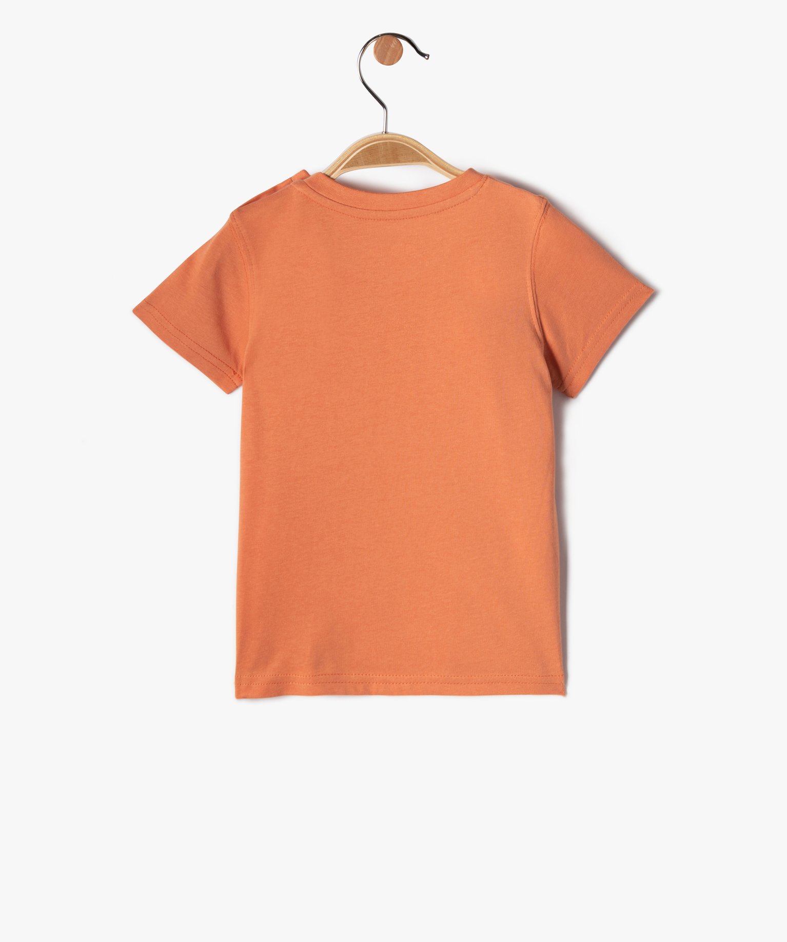 Tee-shirt bébé Garçon à manches courtes et motif orange | GEMO
