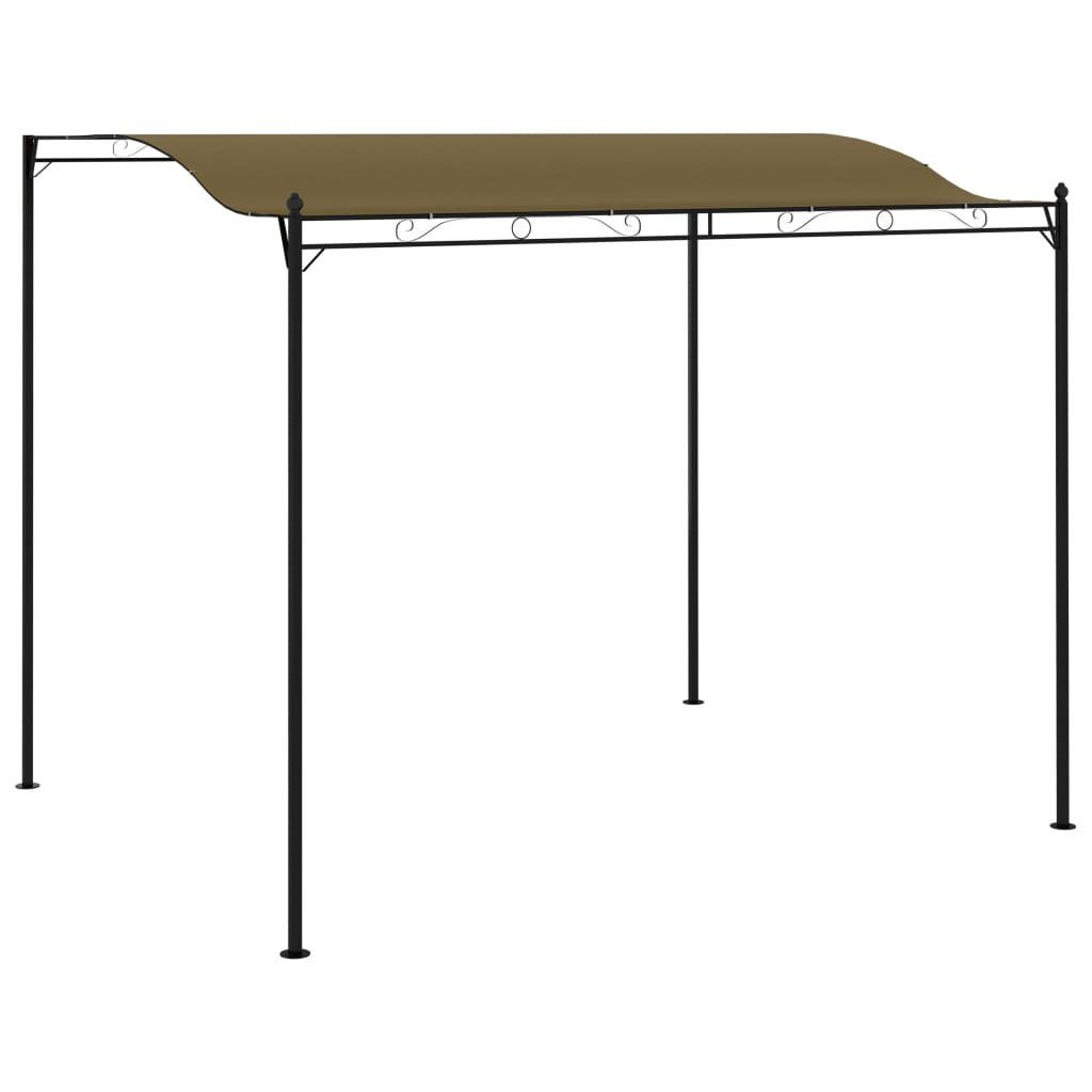 vidaXL Partyzelt Pavillon 3x2,4 m Taupe 180 g/m²