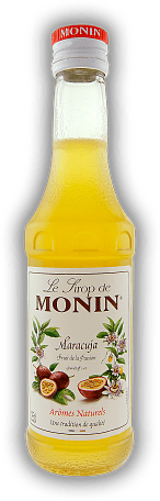 Monin Sirup Maracuja / Passionsfrucht 0,25 Liter Monin Sirup Maracuja / Passionsfrucht 0,25 Liter  0,25	 Liter