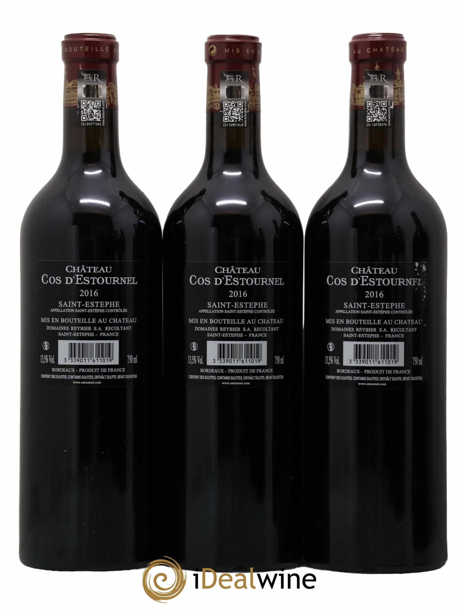 Cos d'Estournel 2ème Grand Cru Classé  2016 - Lot de 6 Bouteilles