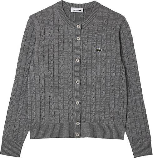 Lacoste Damen Strickjacke mit Wolle