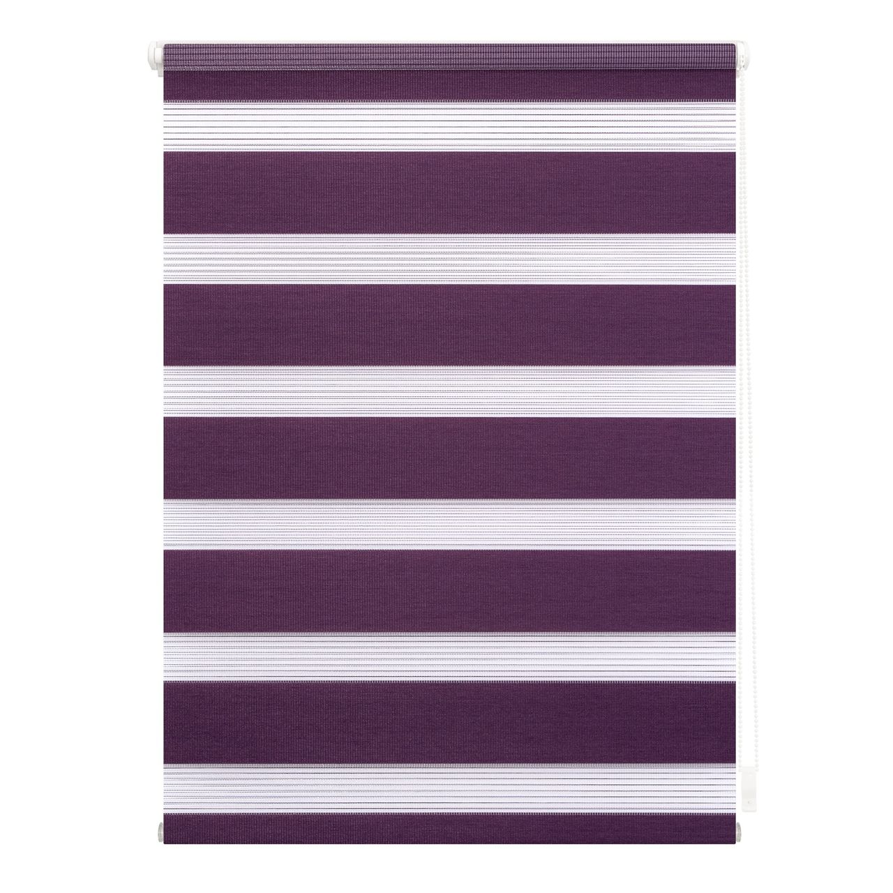 Lichtblick Duo-Rollo Klemmfix, ohne Bohren - Brombeer, 100 cm x 150 cm (B x L)