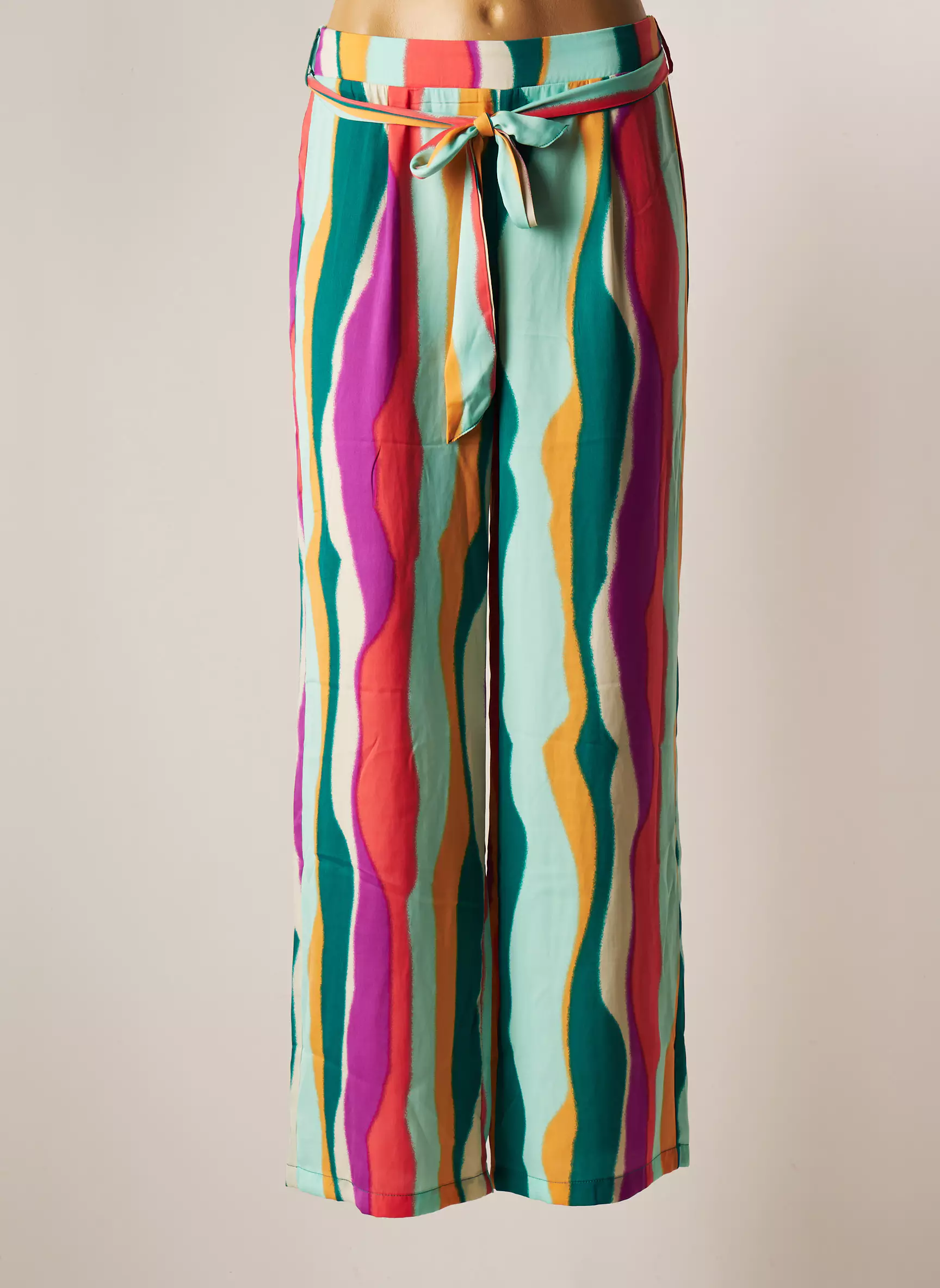 Vero Moda Pantalons Larges Femme couleur vert