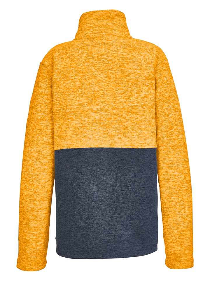 Killtec Fleecejacke  in Gelb/ Dunkelblau günstig kaufen
