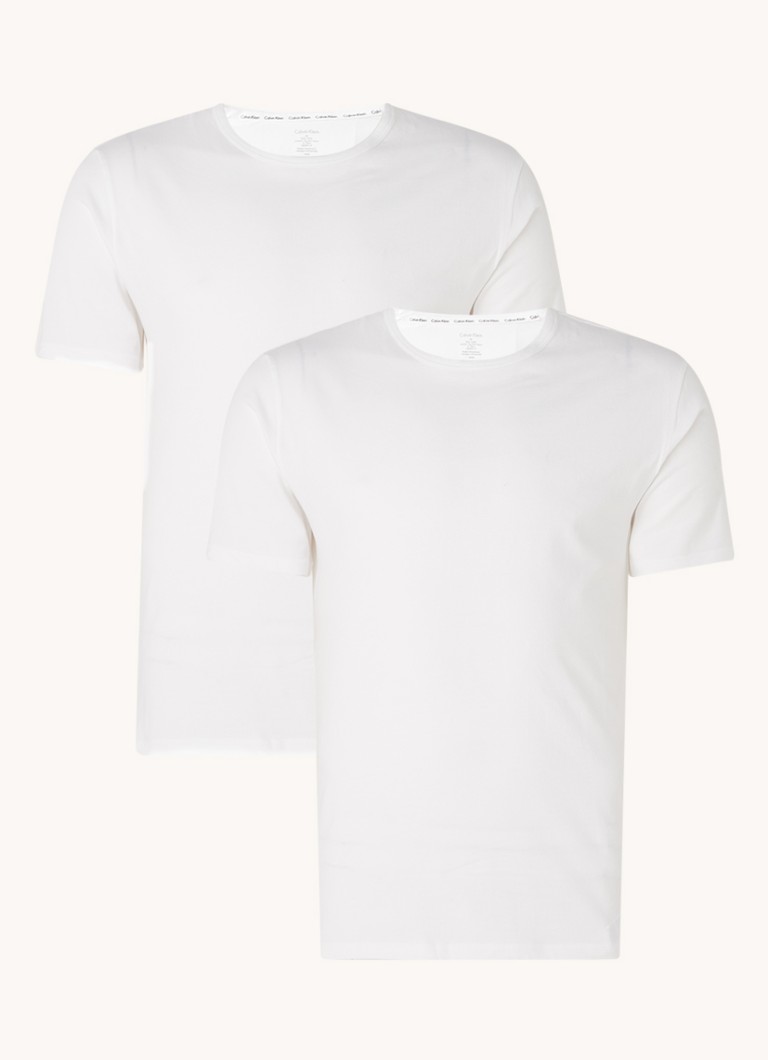 Calvin Klein Modern crew neck T-shirt in 2-pack