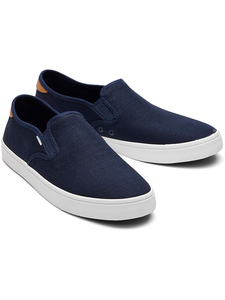 TOMS Slipper in Dunkelblau günstig kaufen
