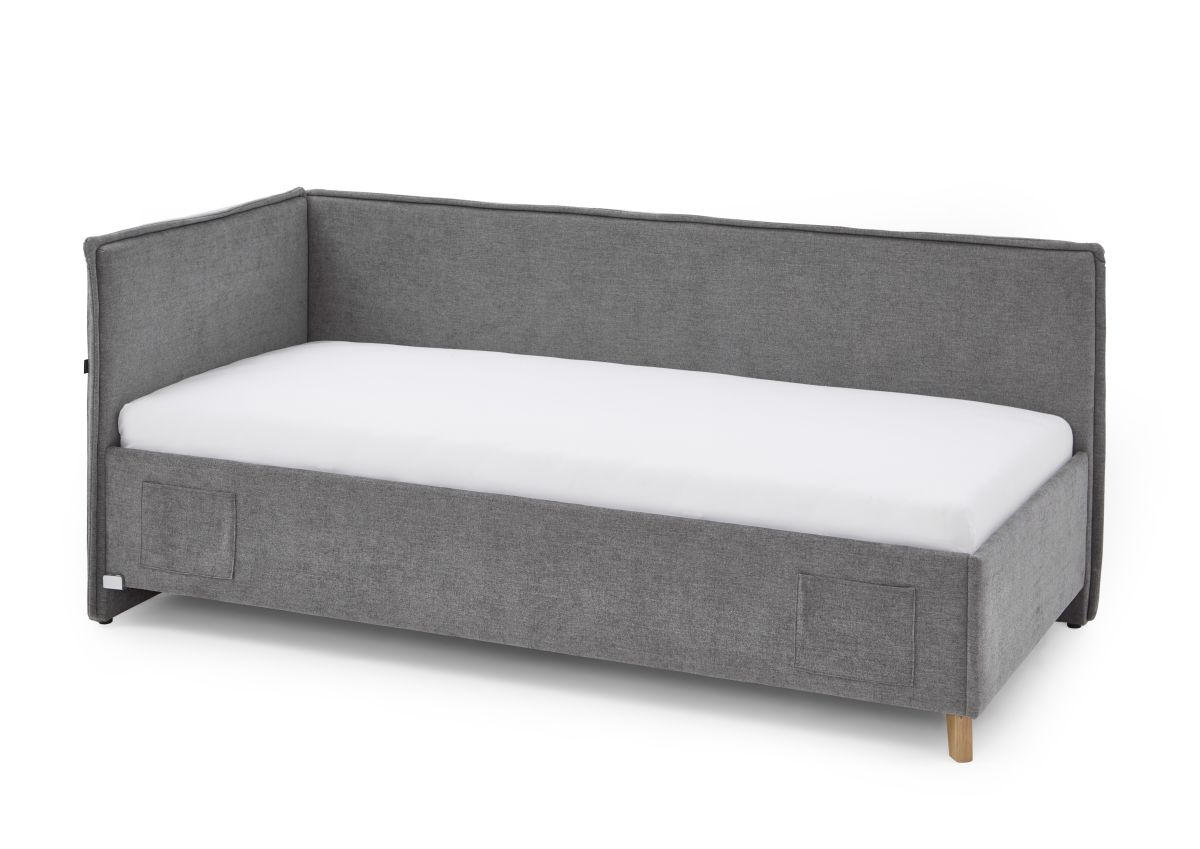 Meise Polsterbett Fun grau 90 x 200 cm