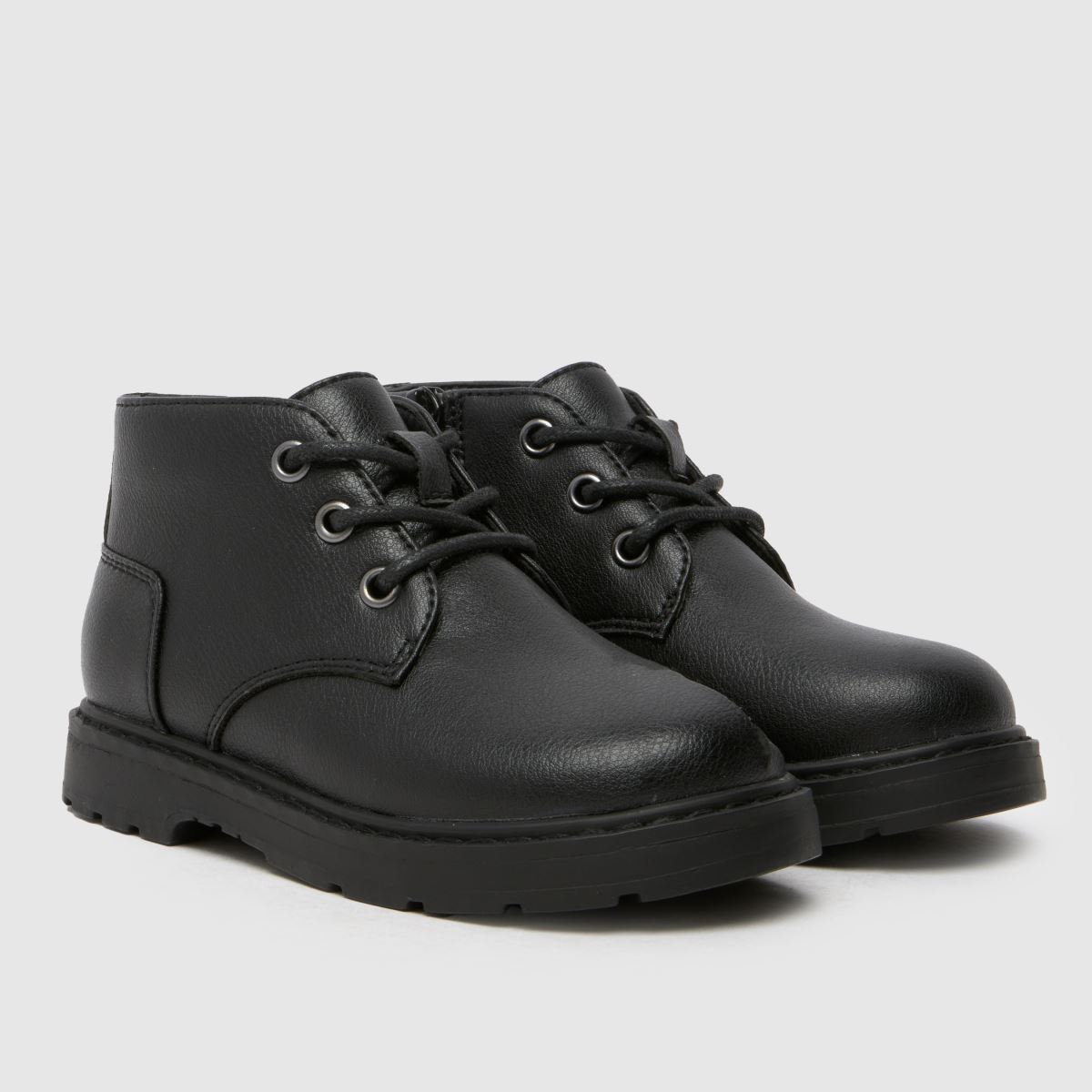 Schuh svarta Colton mini chukka pojkar småbarnsstövlar