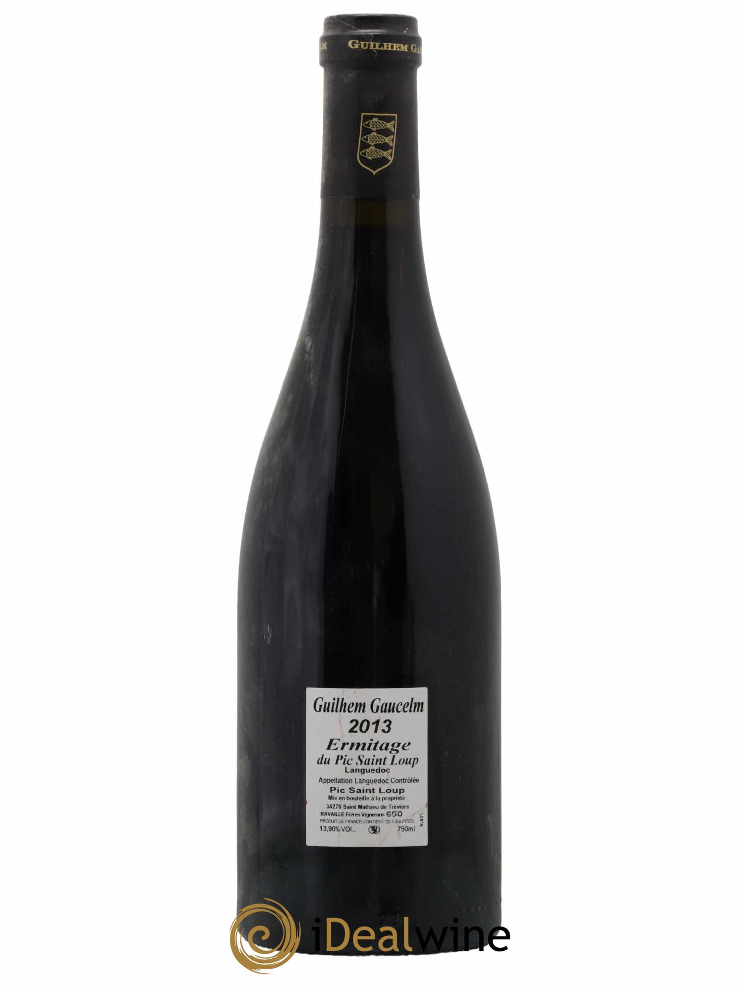 Pic Saint-Loup Héritage du Pic Saint-Loup (anciennement Ermitage) Guilhem Gaucelm  2013 - Lot de 1 Bouteille