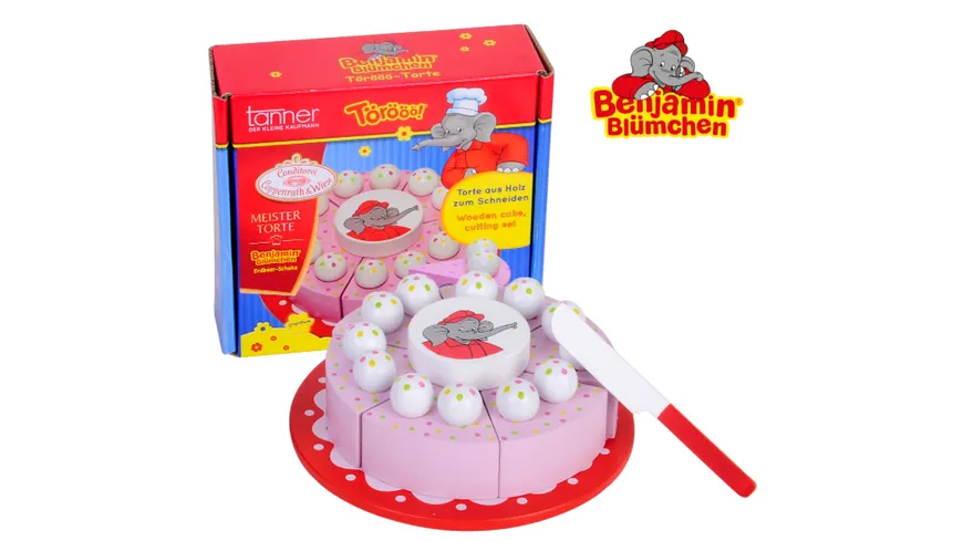 Tanner - Benjamin Blümchen Törööö!-Torte aus Holz