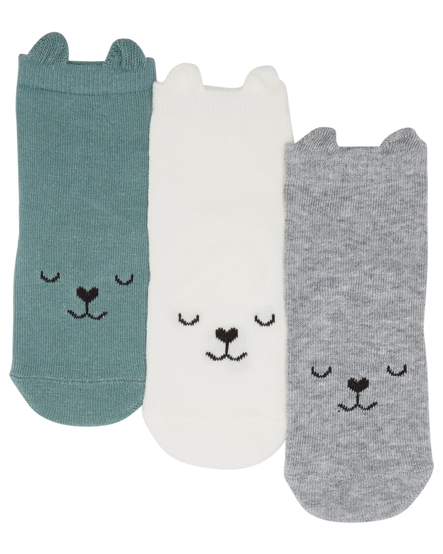 Socken mit Tiergesicht
