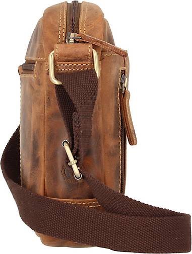 Greenburry Vintage Umhängetasche Leder 18 cm