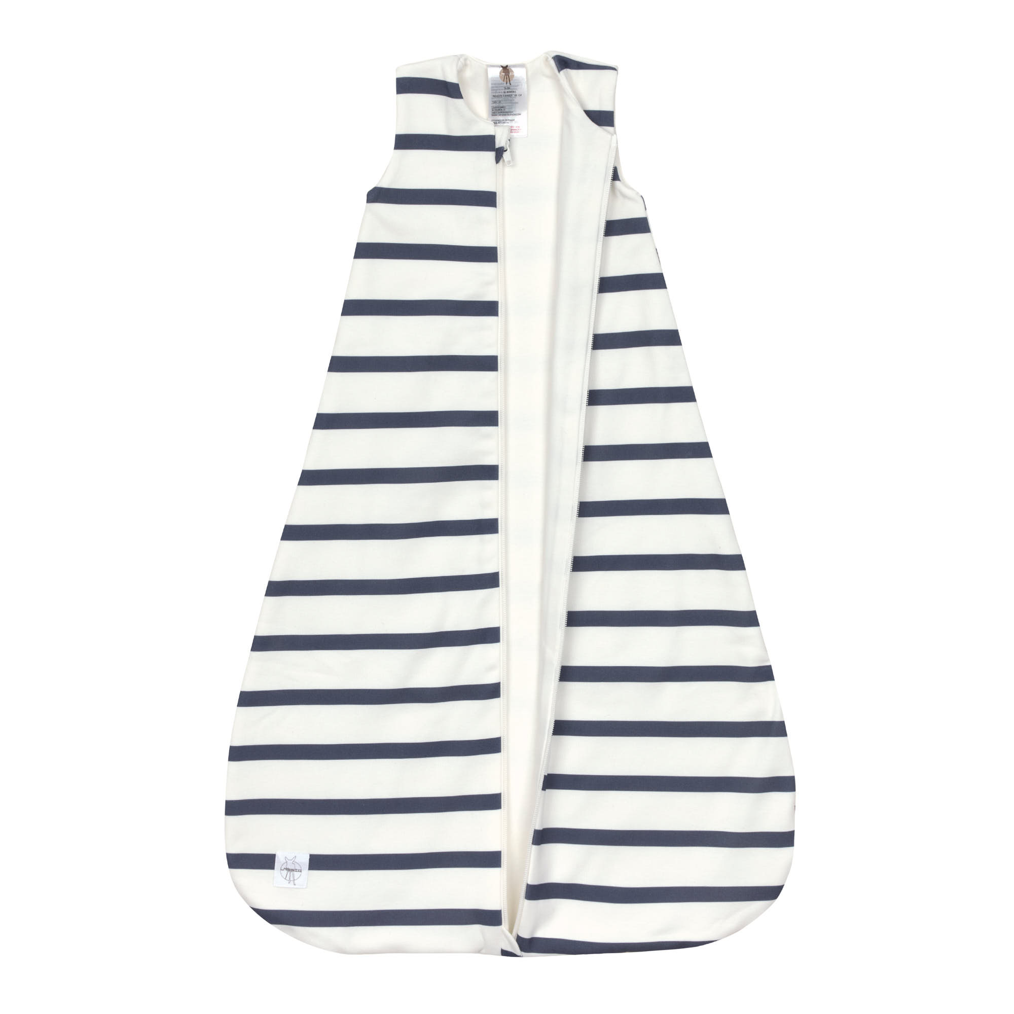 Baby Schlafsack 1,0 TOG - Bio Baumwolle, Gestreift Blau