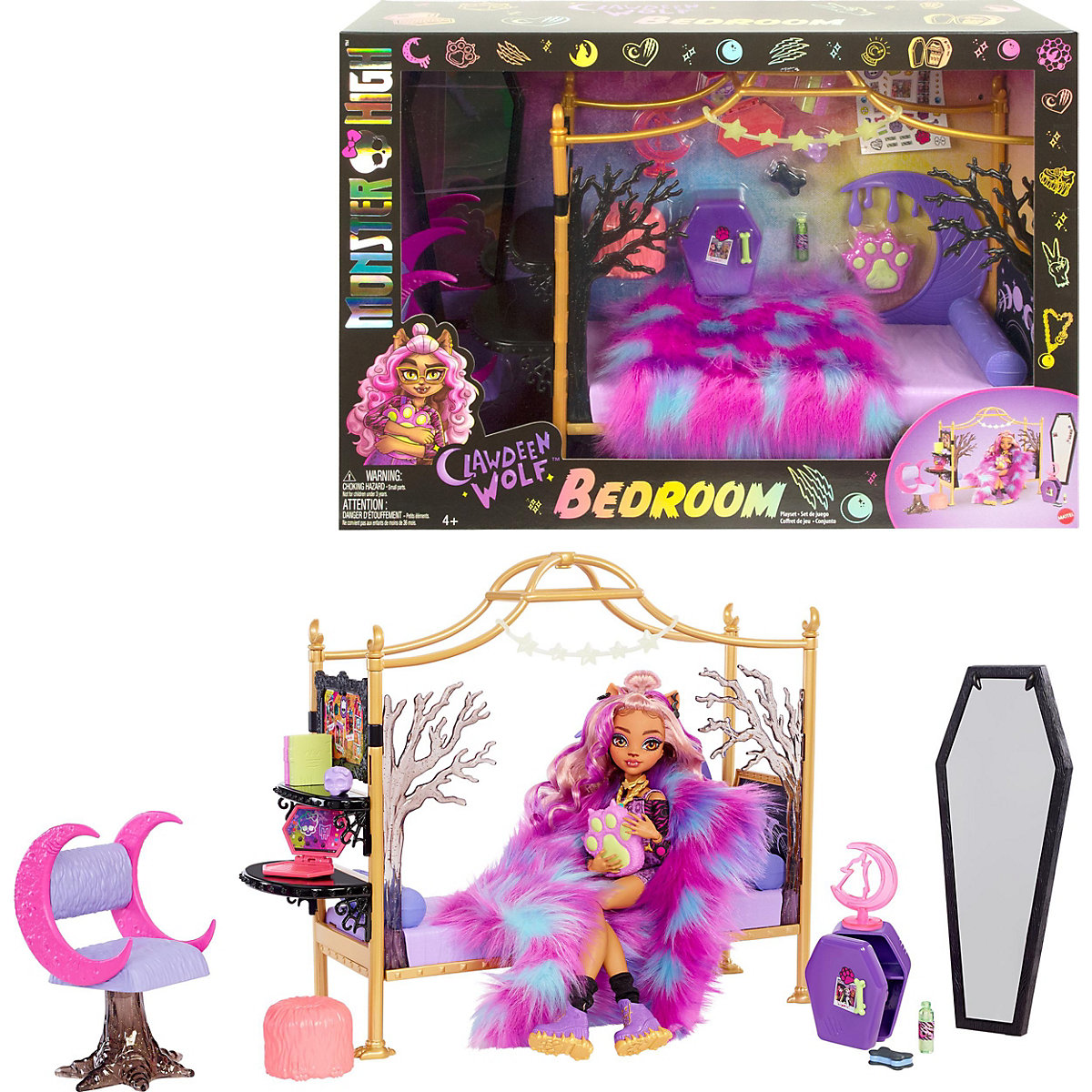 Monster High Clawdeen Wolfs Schlafzimmer