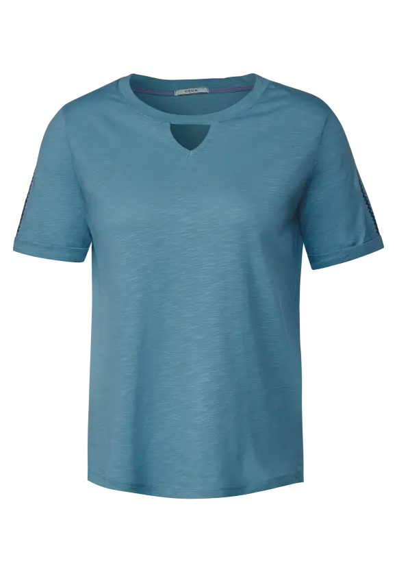 CECIL Stickerei Halbarm Shirt
