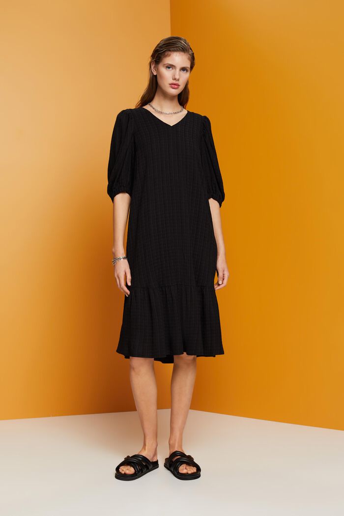 Strukturiertes Midikleid