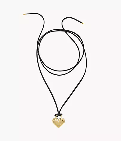 Fossil Kette Sadie All My Love Anhänger Heart Edelstahl goldfarben