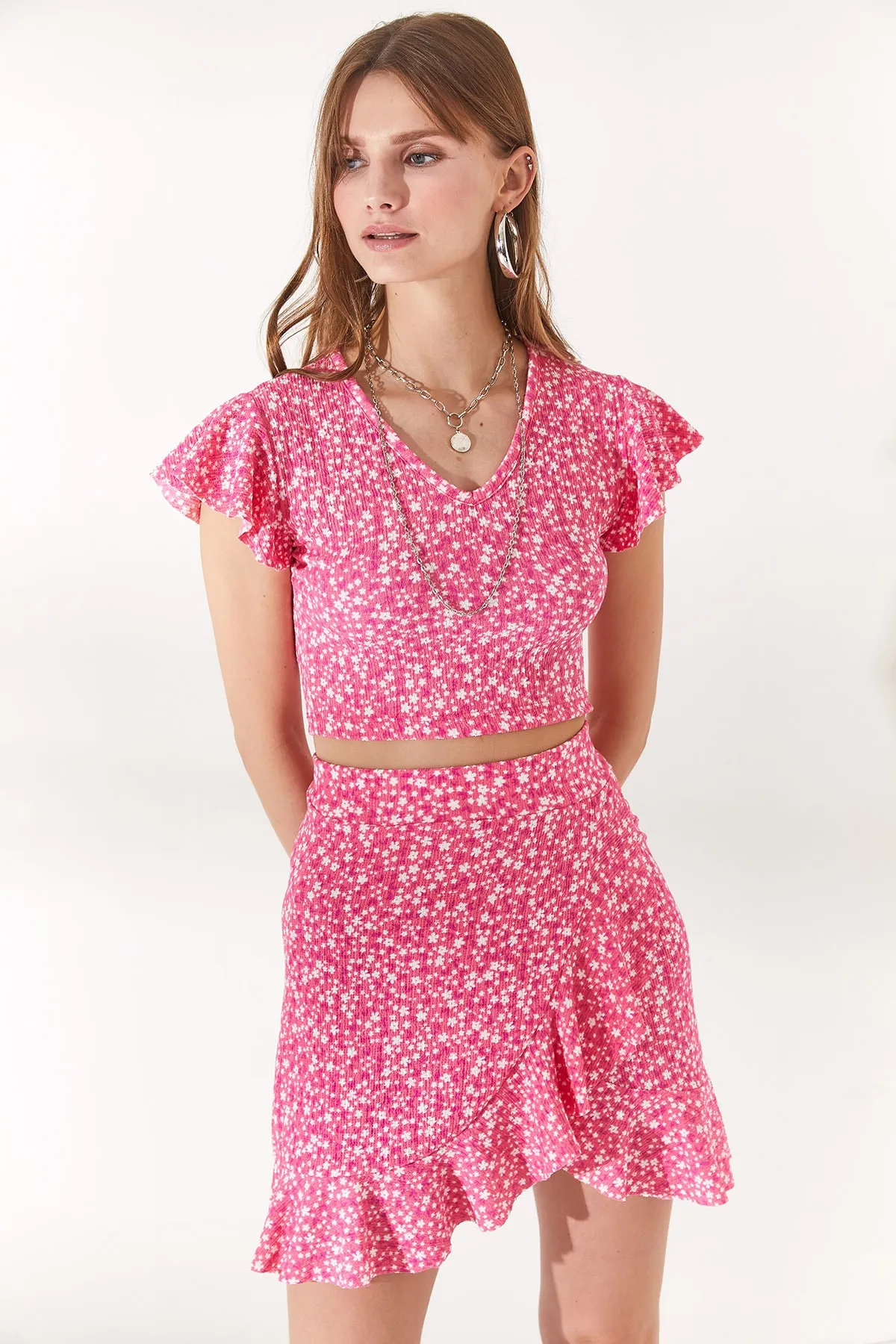 Olalook  Zweiteiler - Rosa - Oversized