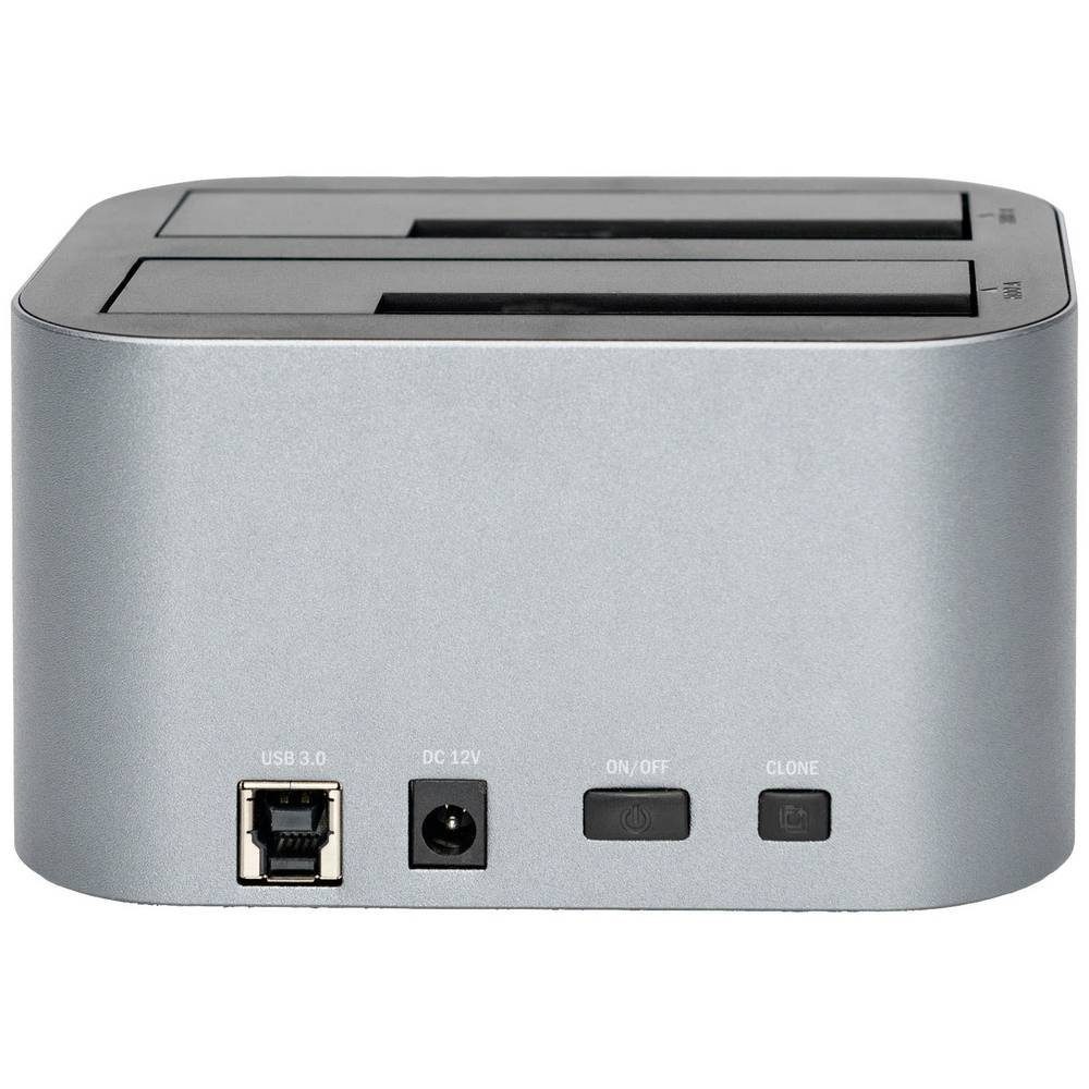 Digitus Festplatten-Dockingstation SATA Docking Station USB3.0, 2-port, 2.5″/3.5″, mit Clone-Funktion