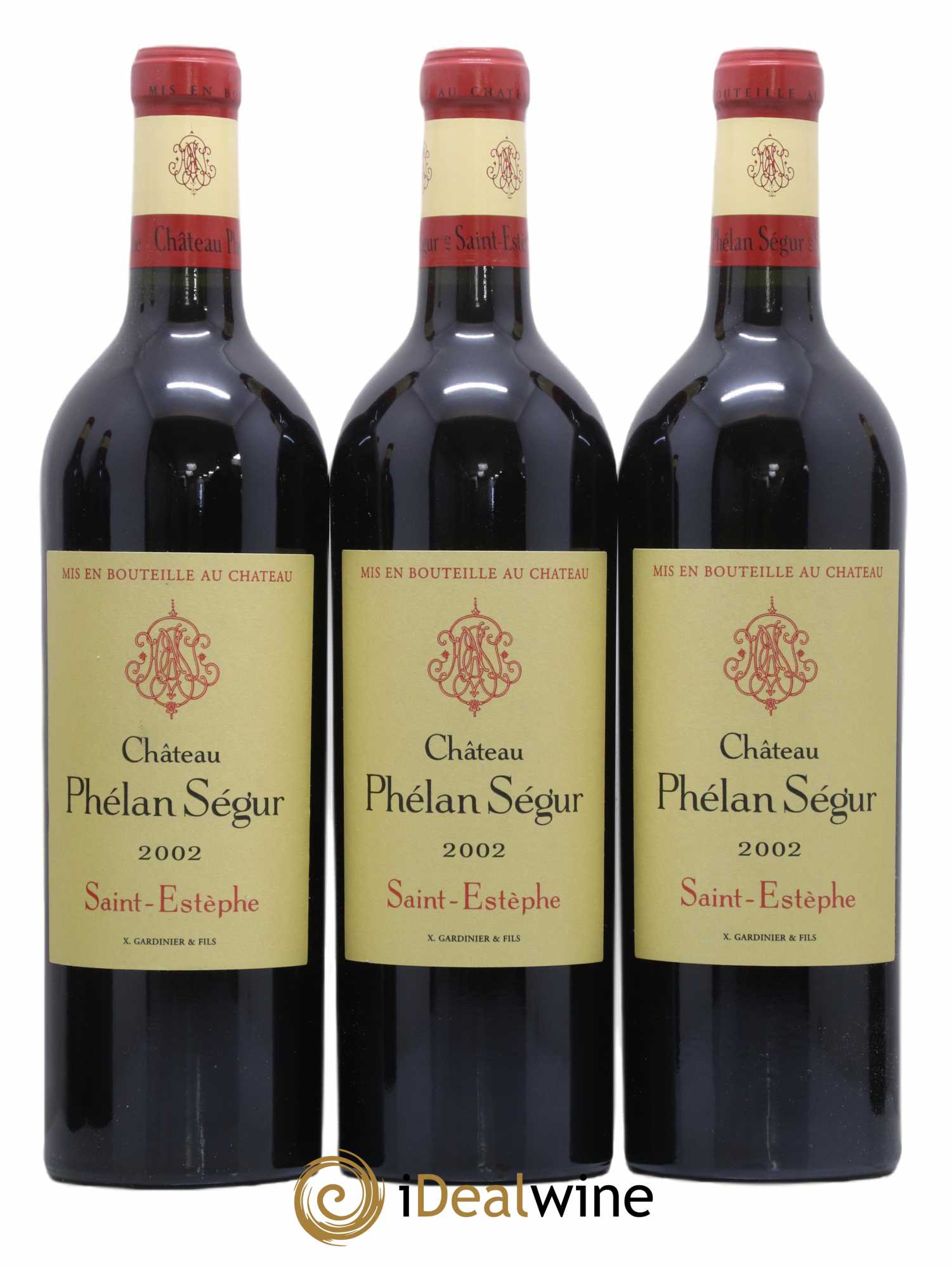 Château Phélan Ségur  2002 - Lot de 12 Bouteilles