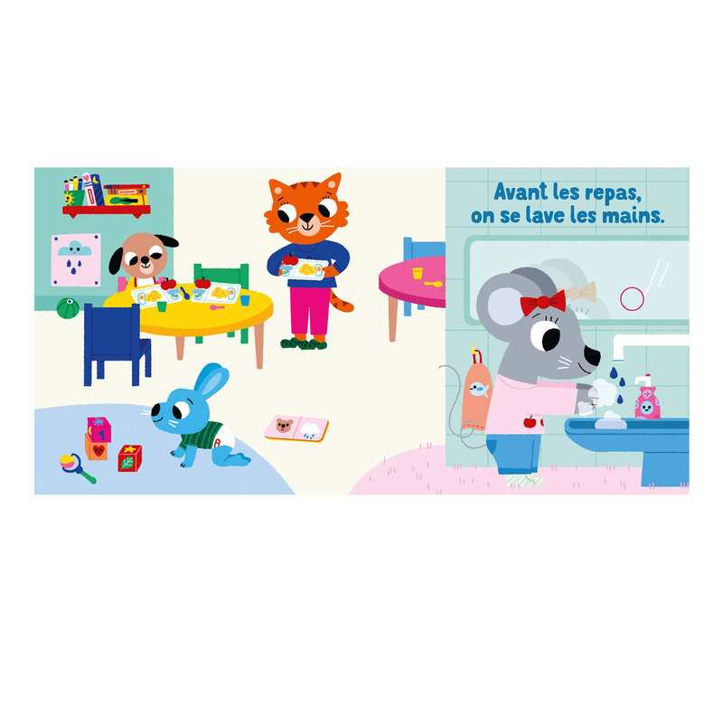 Livre Ma journée à la crèche - Gallimard Jeunesse