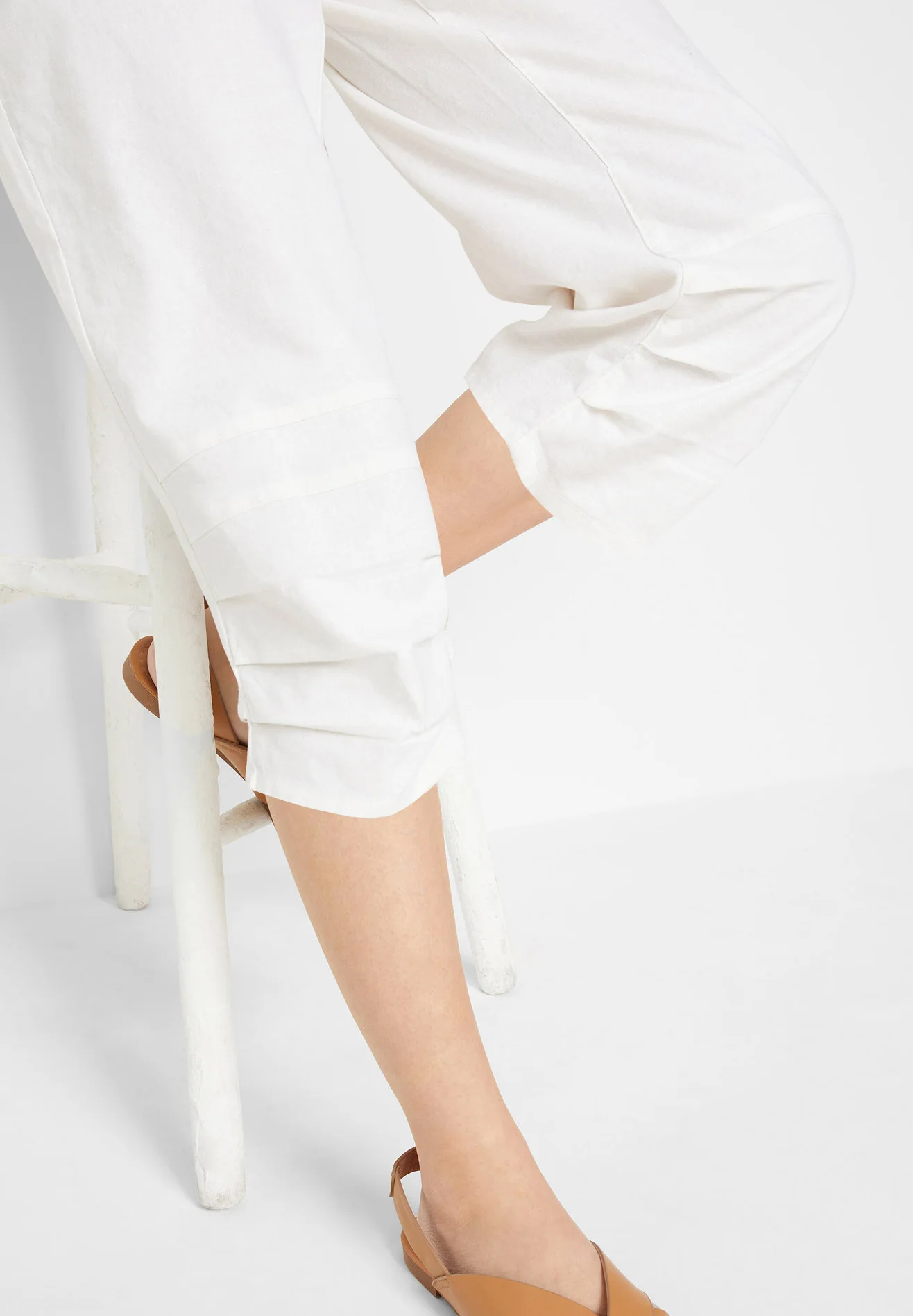 bonprix HIGH-WAIST-3/4 MIT UND BEQUEMBUND - Shorts