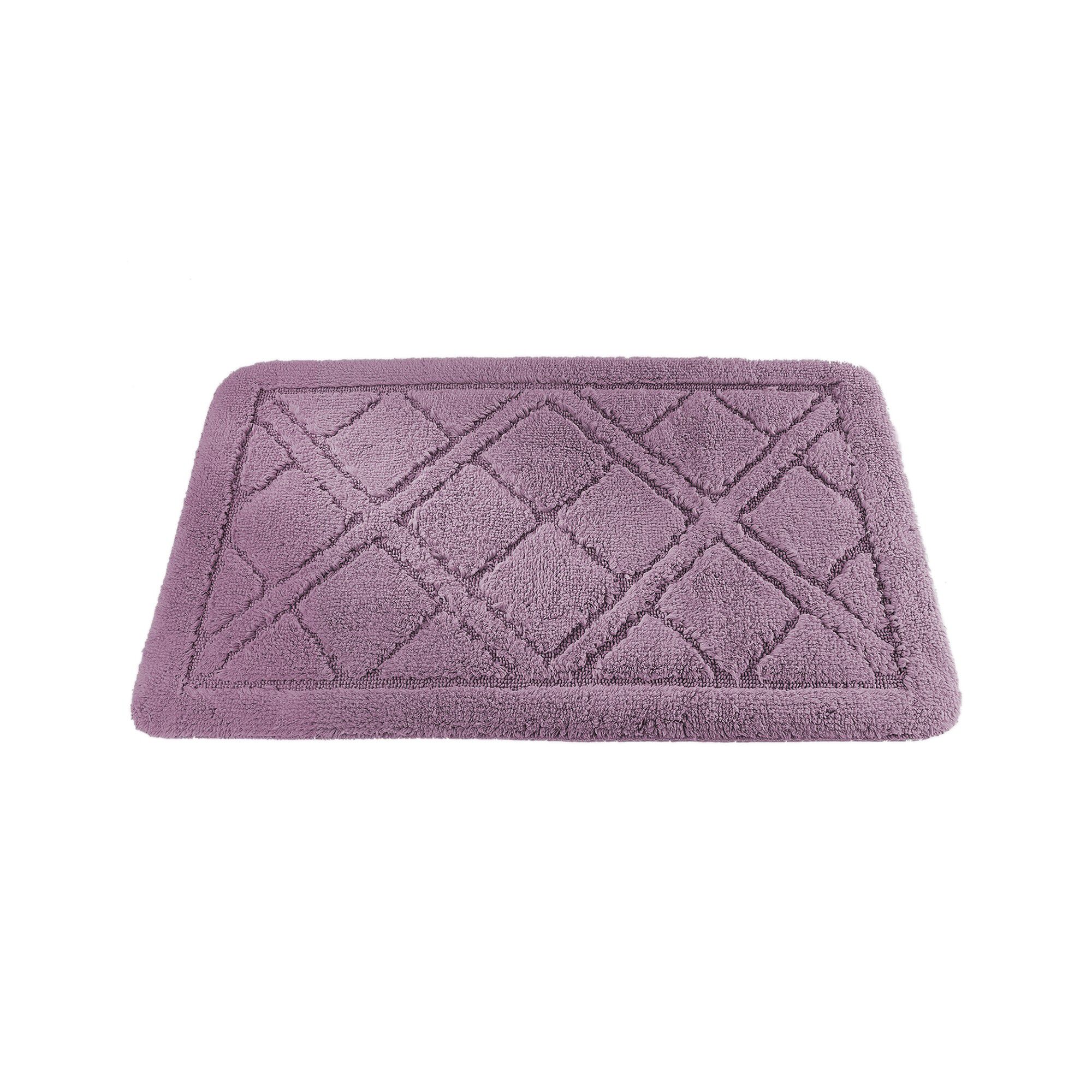 Tapis de bain losanges