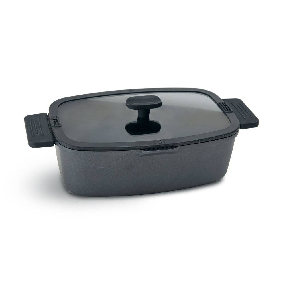 Bräter 6 l schwarz matt