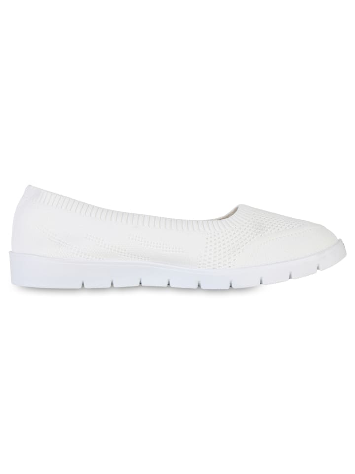 VAN HILL Sportliche Ballerinas Ella in Weiss günstig kaufen
