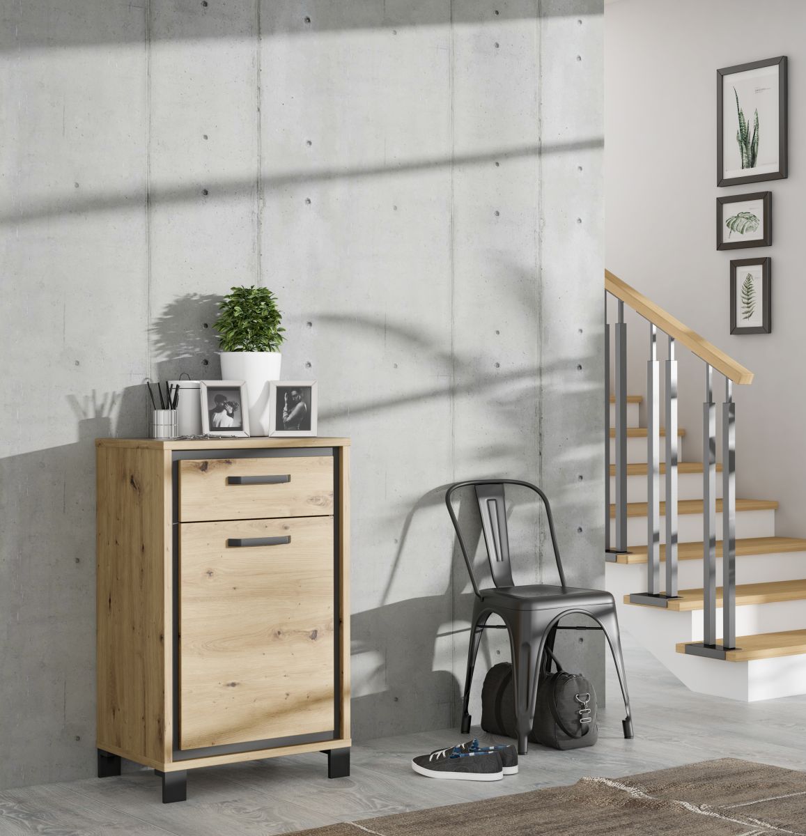 Schuhschrank Trondheim Eiche