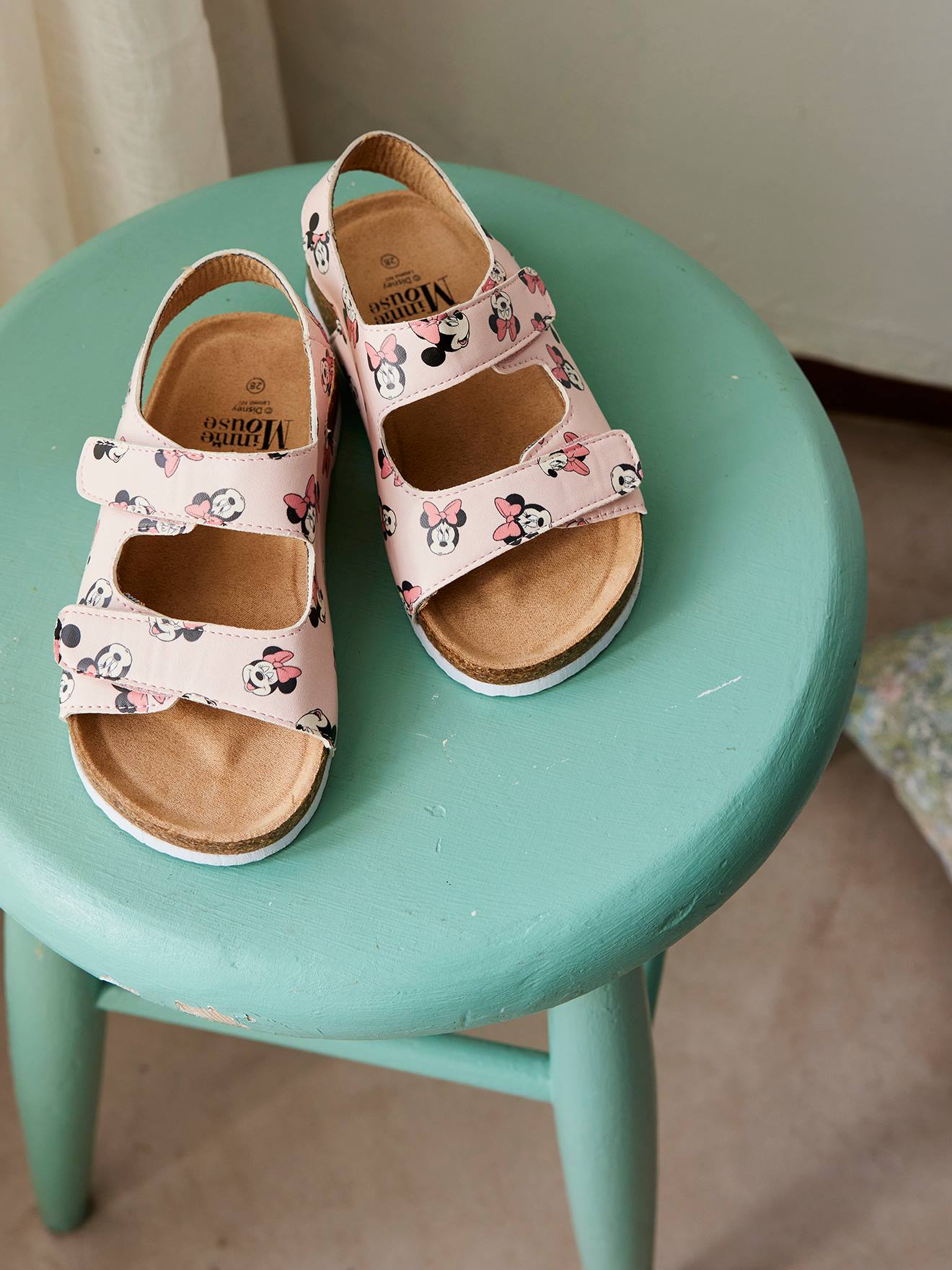Sandales fille DS® Minnie rose aop