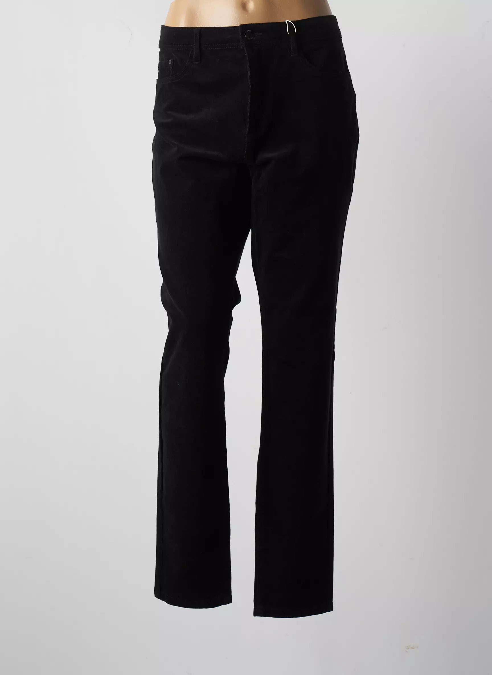 S Oliver Pantalons Slim Femme couleur noir