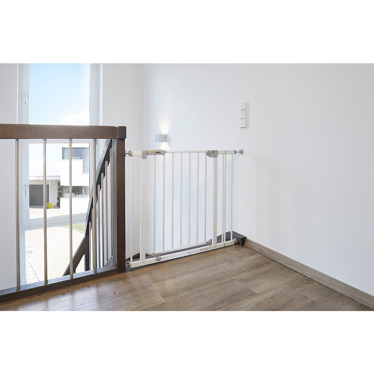 Universalverlängerug für Tür- & Treppenschutzgitter 21cm, weiß