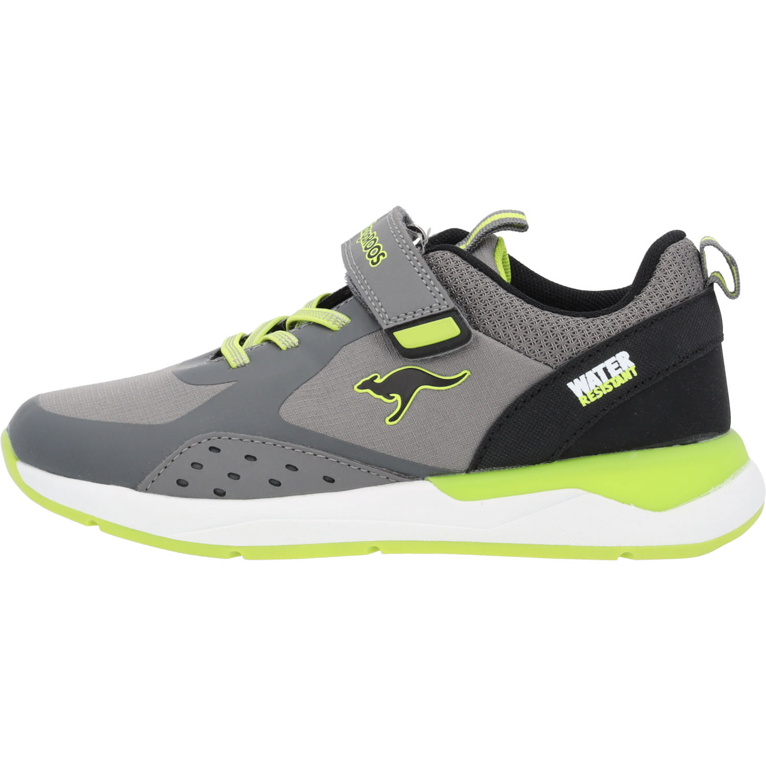 KangaROOS KD-Dips EV 18911, Sneakers Low, Herren, steel grey/lime