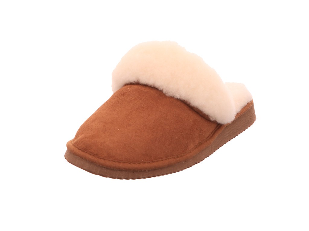 AMBITIOUS Hausschuhe braun Da-Pantol.Warmfutter