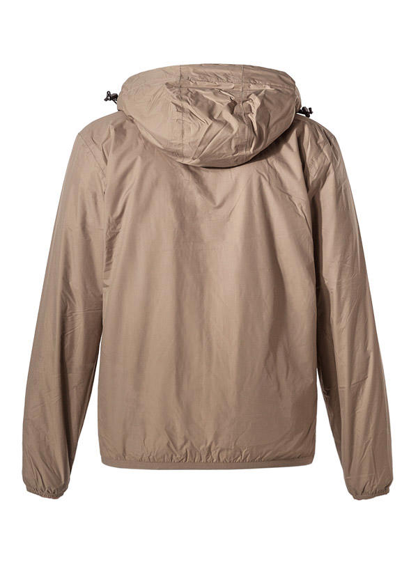 K-WAY, Kapuzenjacke Claude warm, Mikrofaser wasserfest, taupe