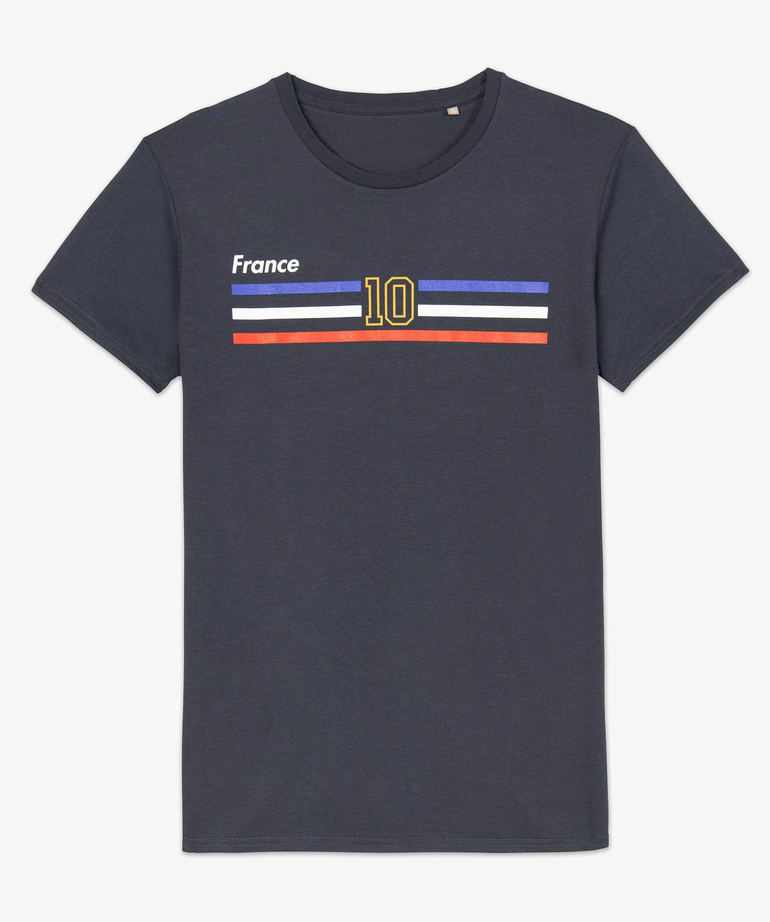Tee-shirt homme à manches courtes imprimé football gris | GEMO