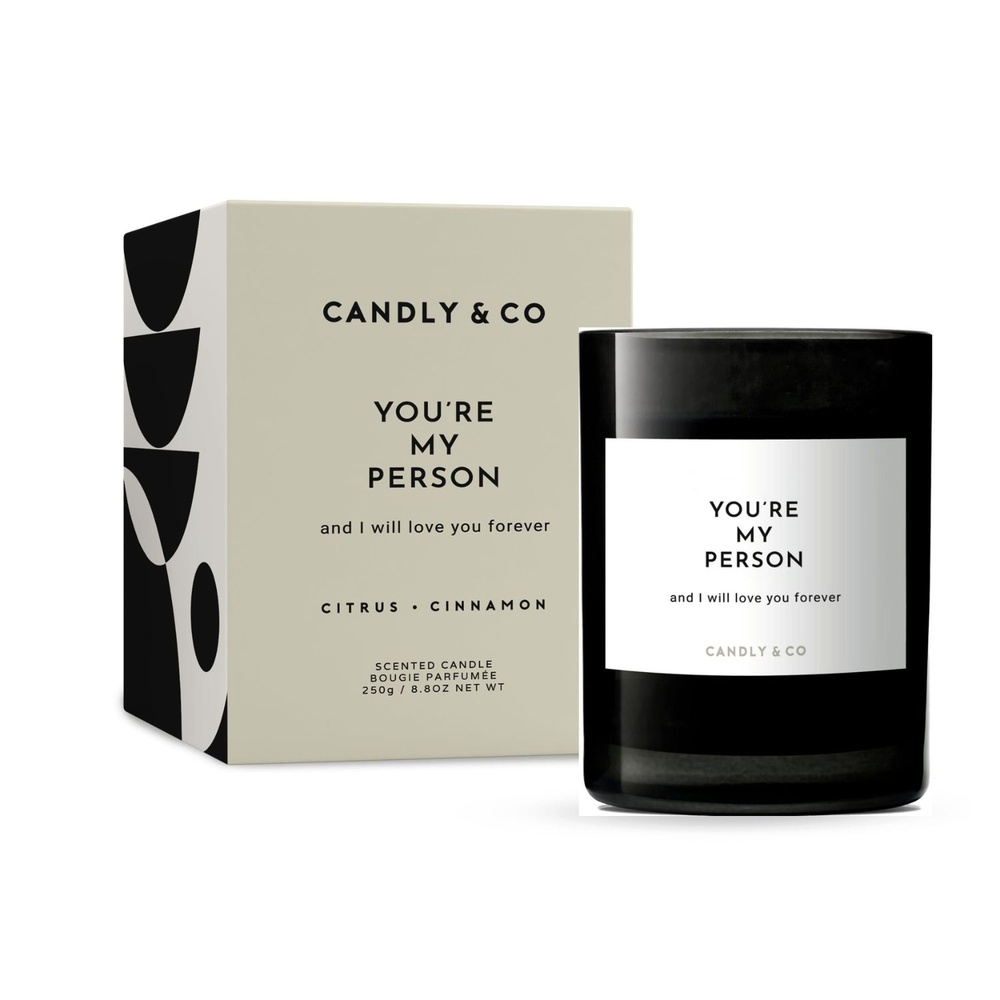 candly&co Bougie No.3 You are my person and I will love you forever. Bougie