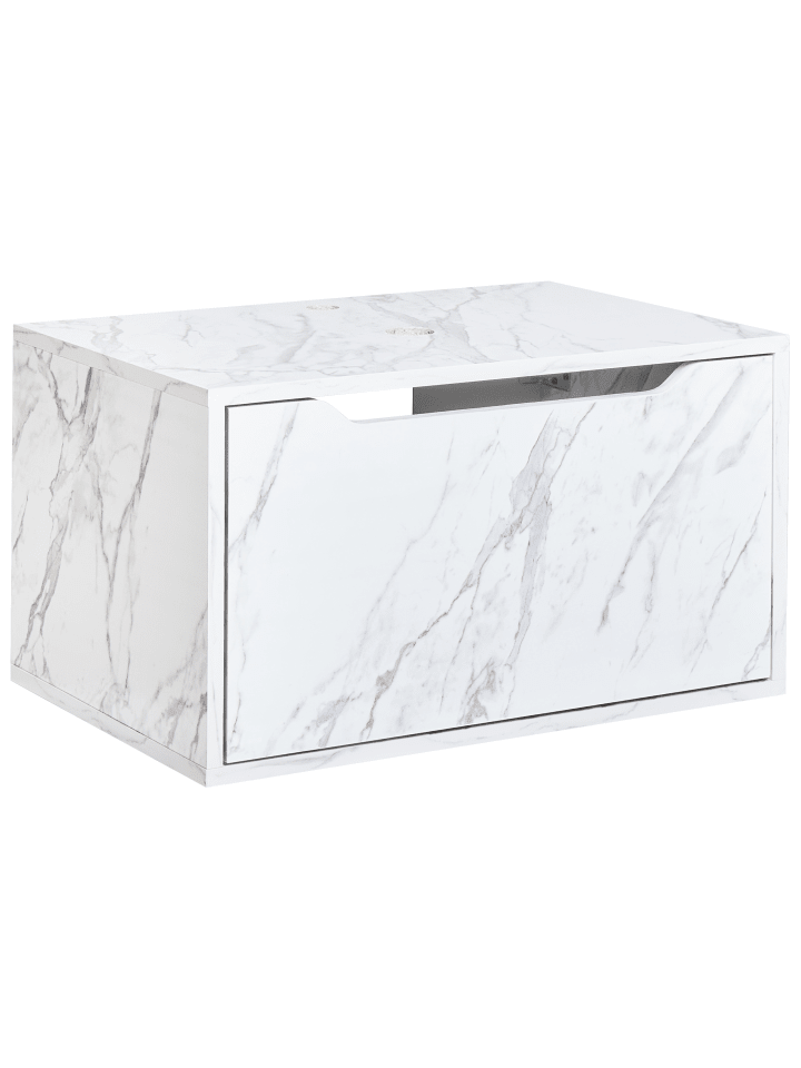 Beliani Waschbeckenunterschrank PETROLINA in Weiß - (W) 60 x (H) 33 x (L) 39 cm günstig kaufen onesize
