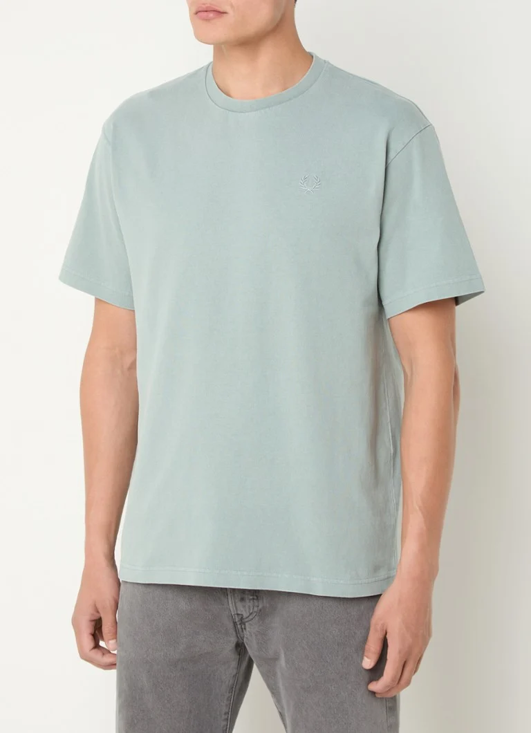 T-shirt Fred Perry con logo ricamato