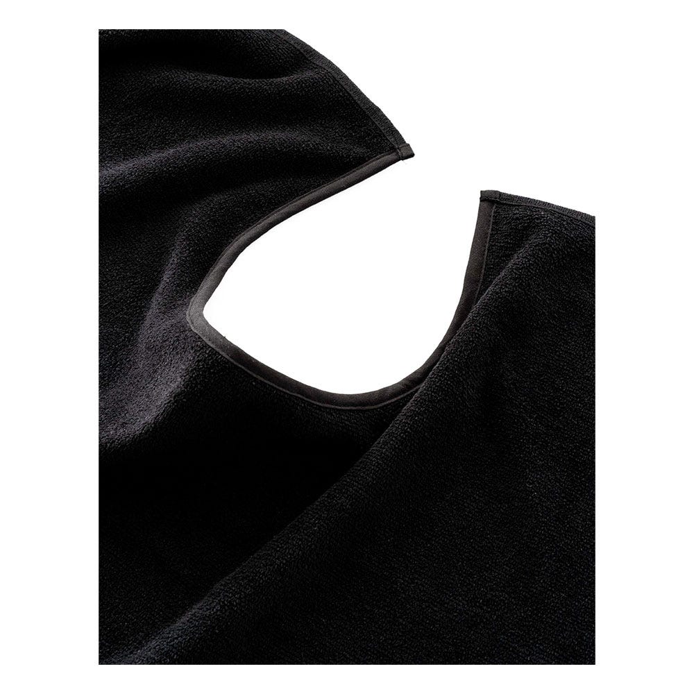 Belisse Beauty Profi-friseurhandtuch Prestige mit Halsausschnitt Schwarz 45x90 6 Stück