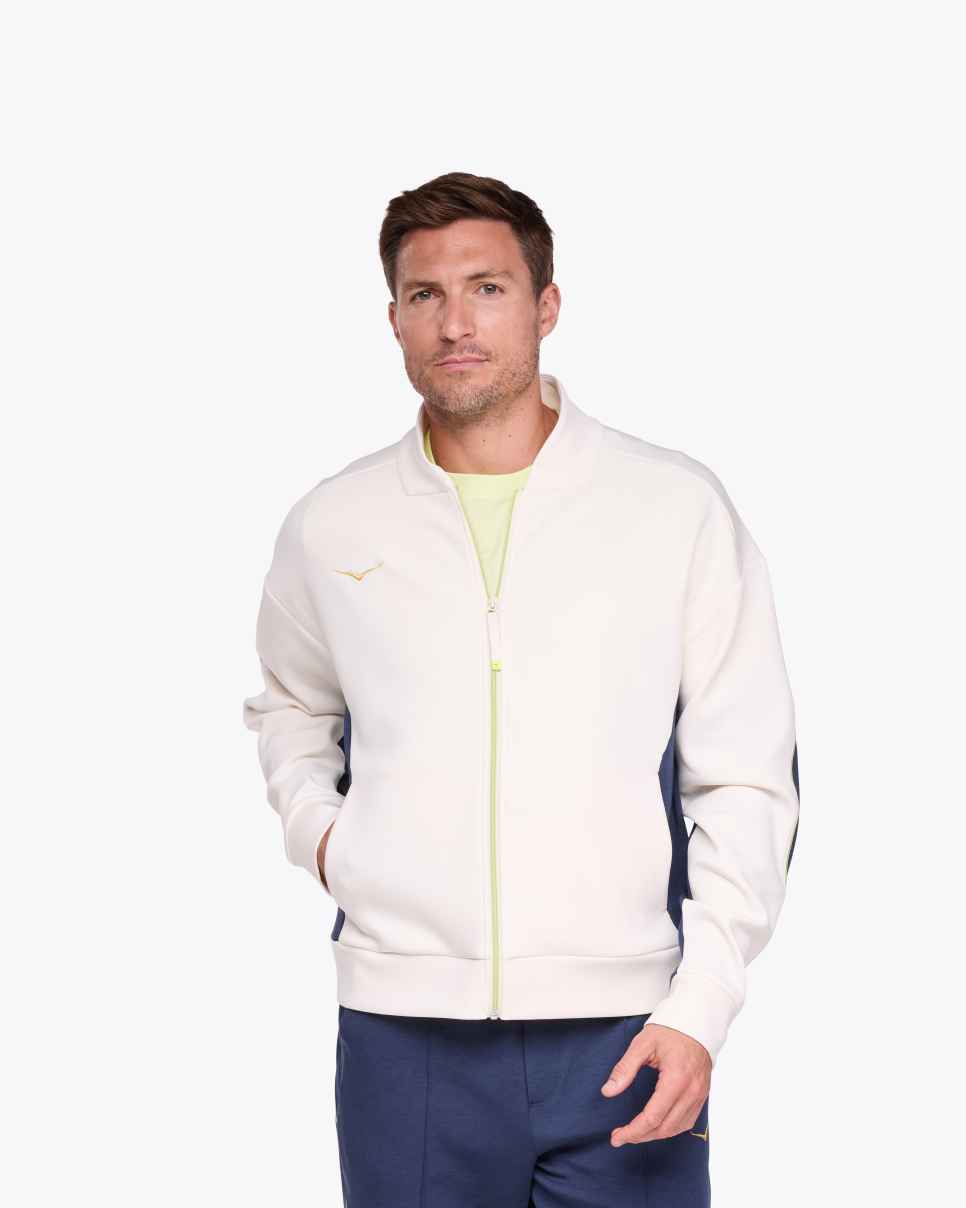 Kaitoro Knit Jacket Alabaster / Varsity Navy
