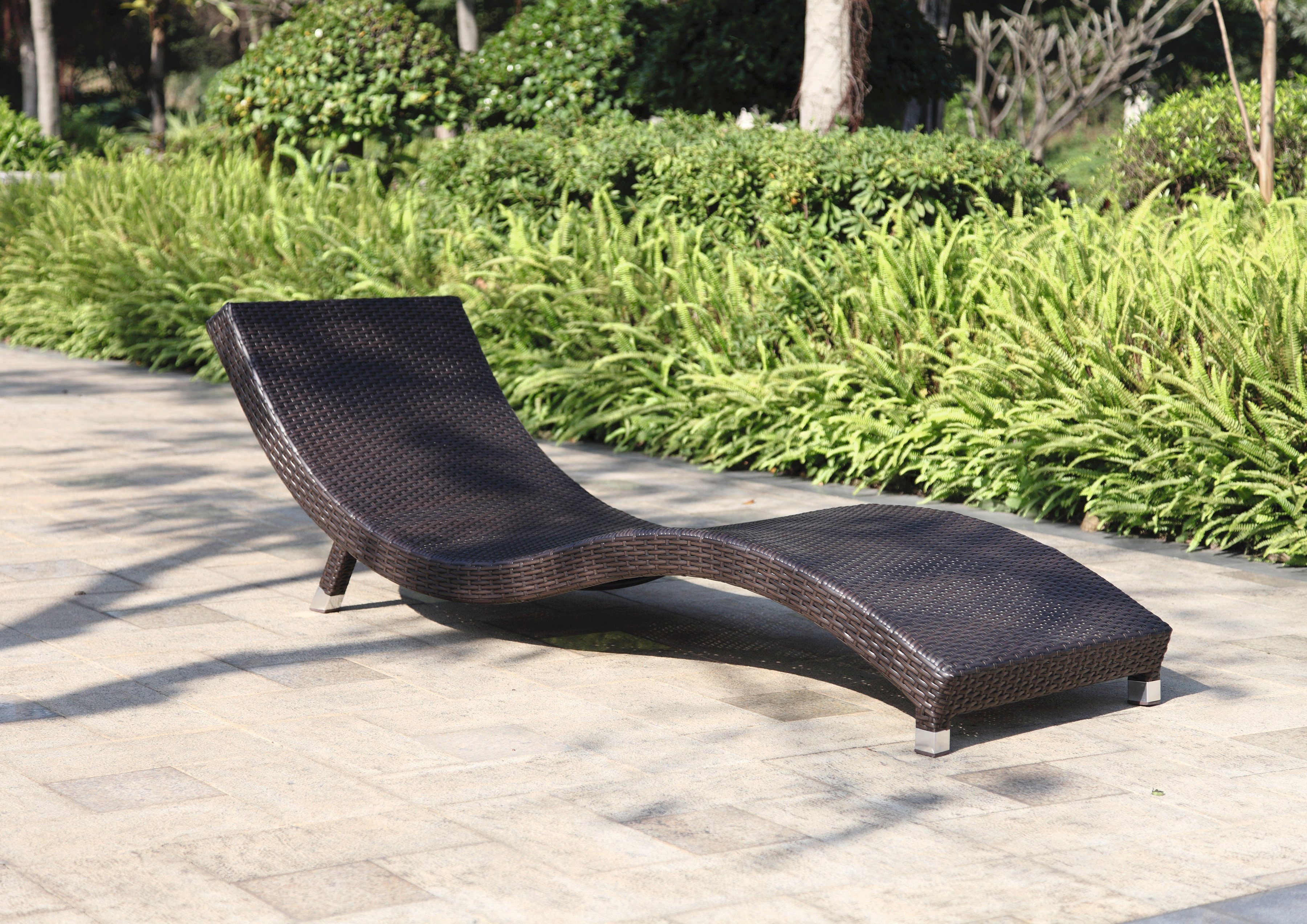 Garden Pleasure Gartenliege CARACAS, Set, 2 St., witterungsbeständig