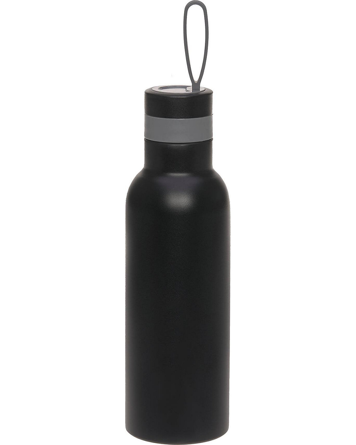 Edelstahl Trinkflasche Bold black, 750 ml