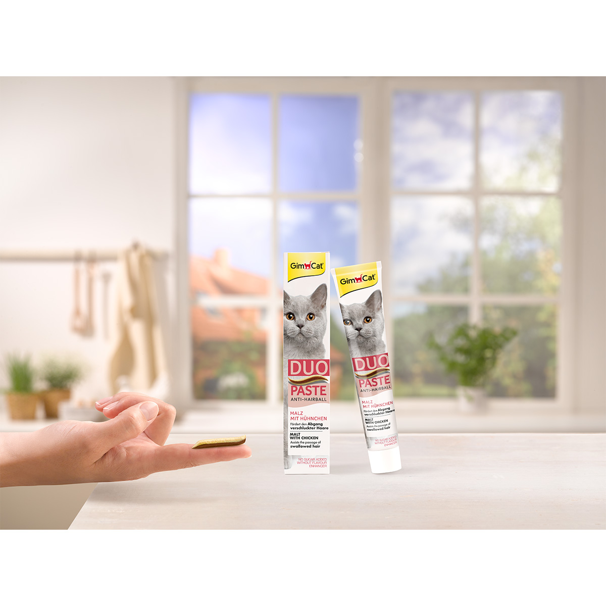 GimCat DUO Paste Anti-Hairball Malz mit Huhn 50g