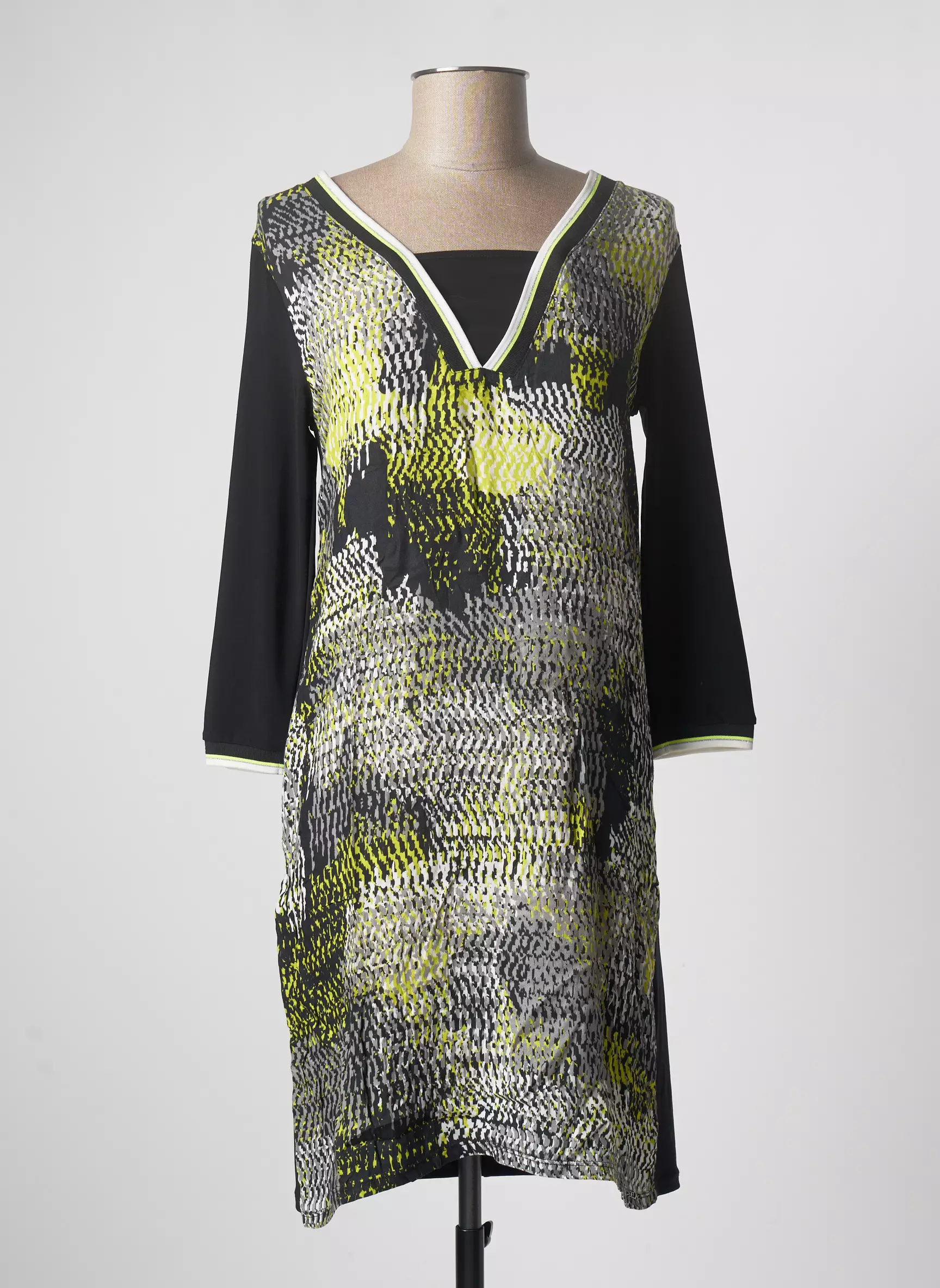 Deca Robes Mi Longues Femme couleur noir