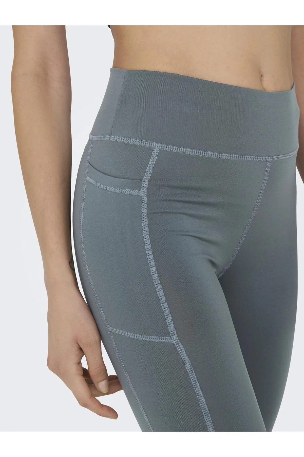 Only Play  Sport-Leggings - Grau - Mittlerer Bund