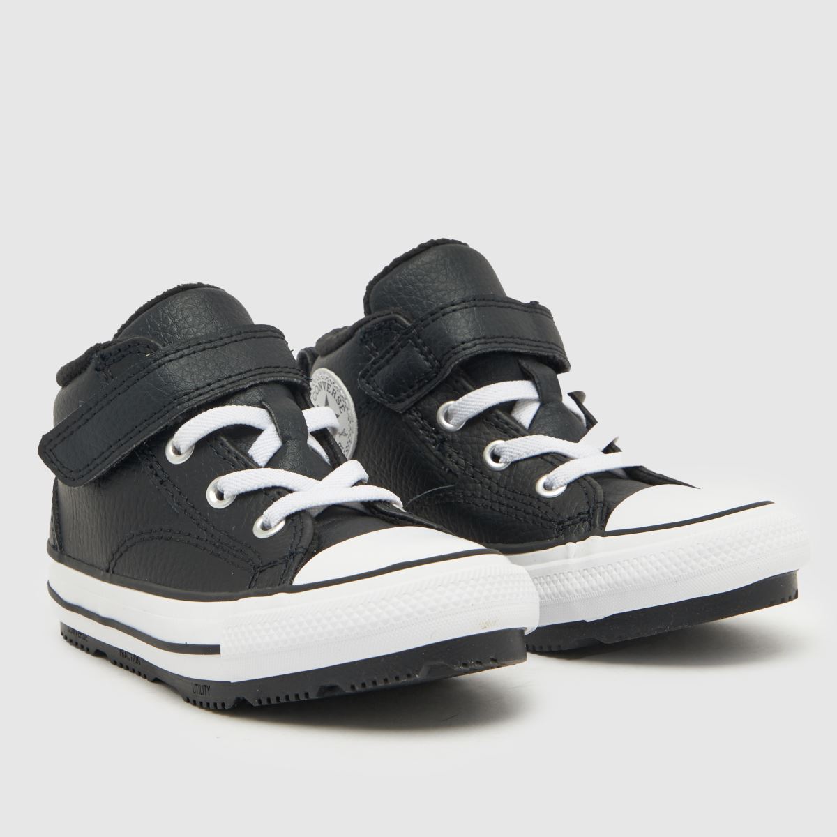Converse svarta och vita All Star Malden småbarnsskor