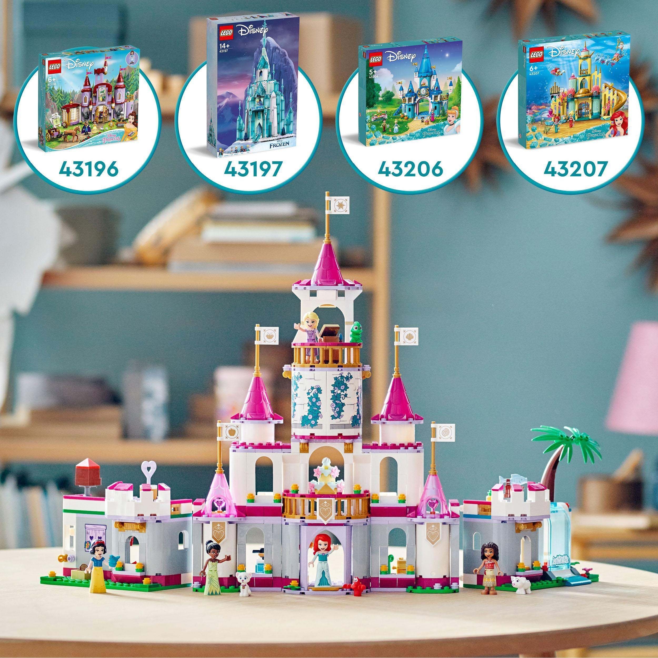 LEGO® Konstruktionsspielsteine Ultimatives Abenteuerschloss (43205), LEGO®  Princess™, (698 St), Made in Europe