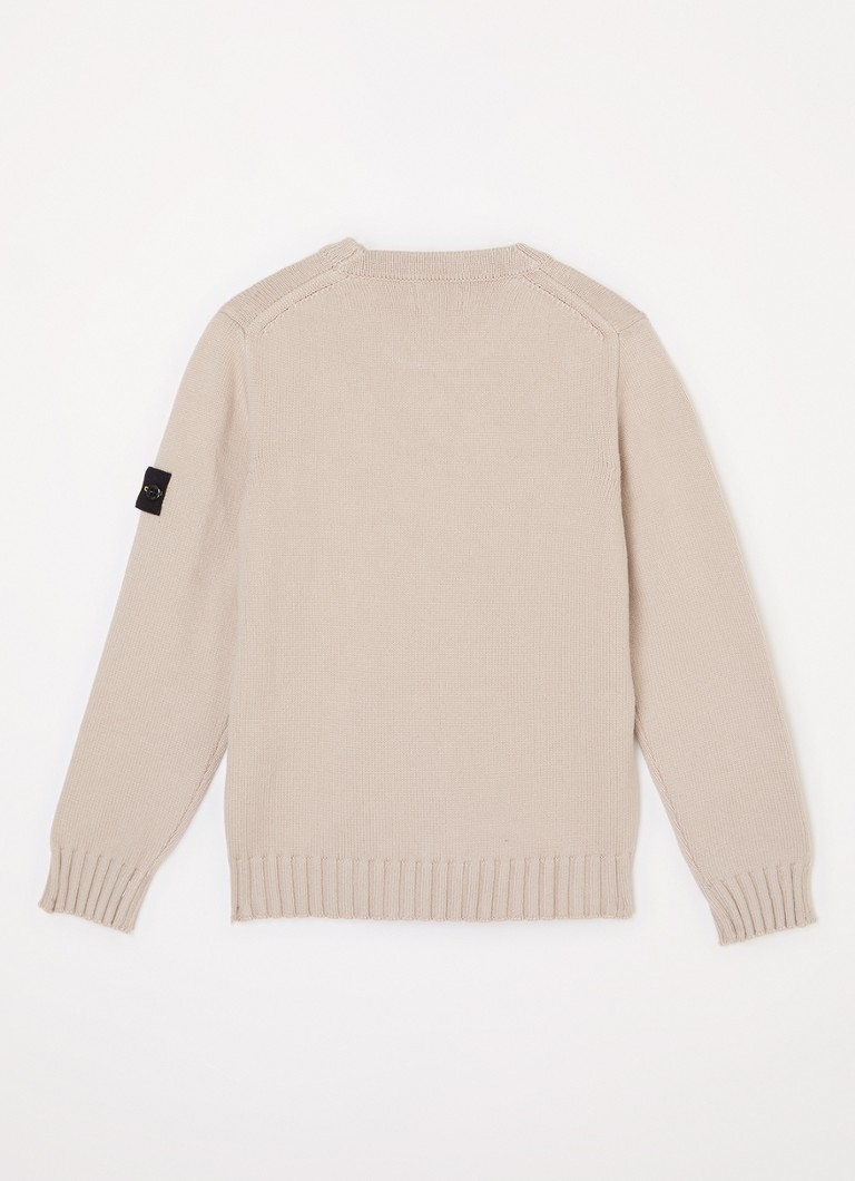 Sweter Stone Island 515A2 z cienkiej dzianiny z logo